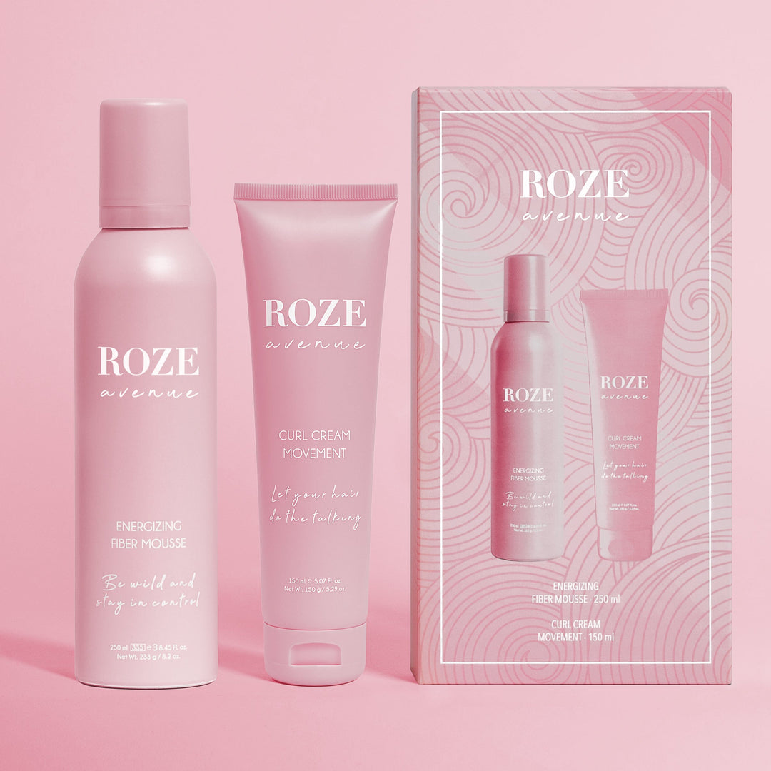 Pianka Zwiększająca Objętość + Krem do Loków Roze Avenue