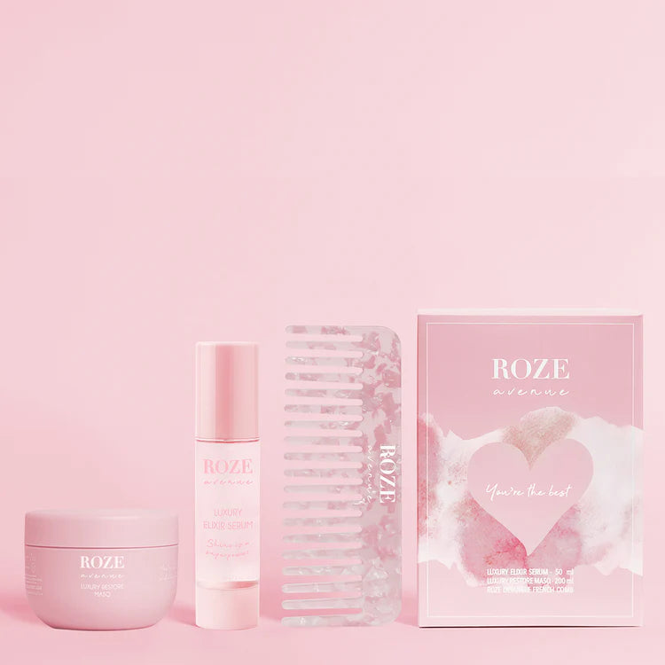 zestaw maska do włosów + olejek + grzebień do włosów