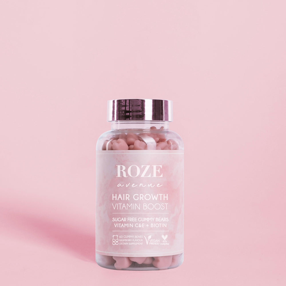 żelki misie na porost włosów roze avenue