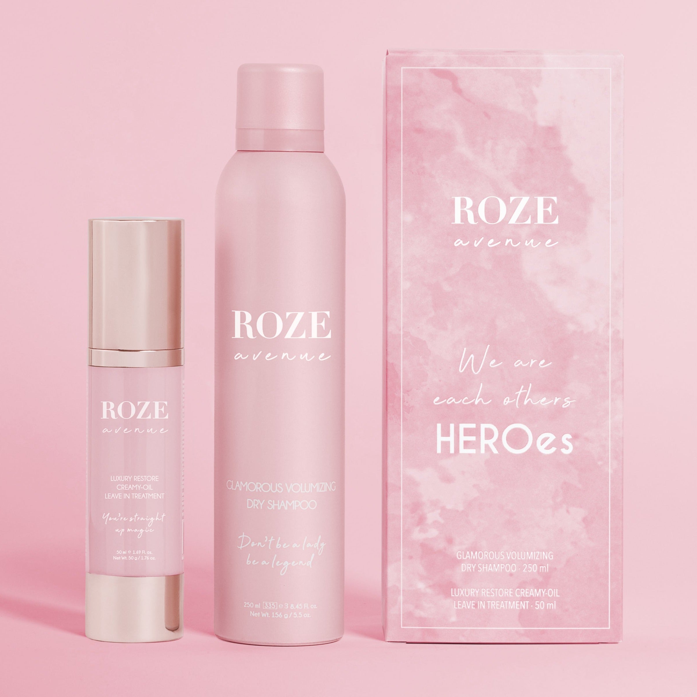 zestaw heroes olejek + suchy szampon