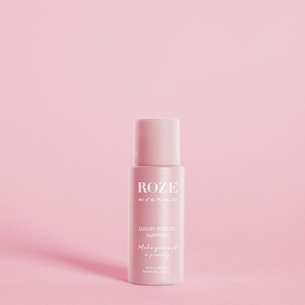 mini szampon regenerujący do włosów roze avenue