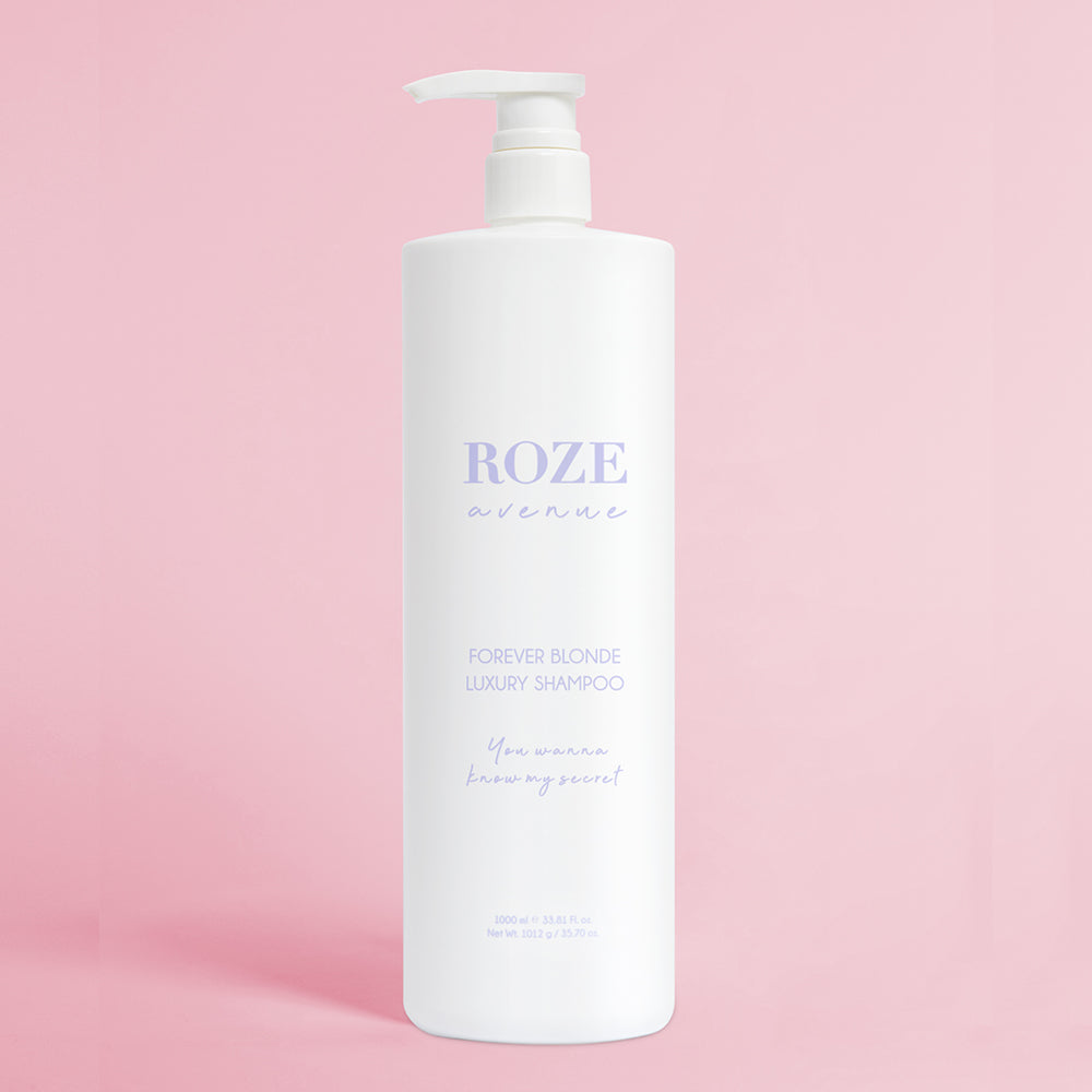 duży szampon do włosów blond roze avenue