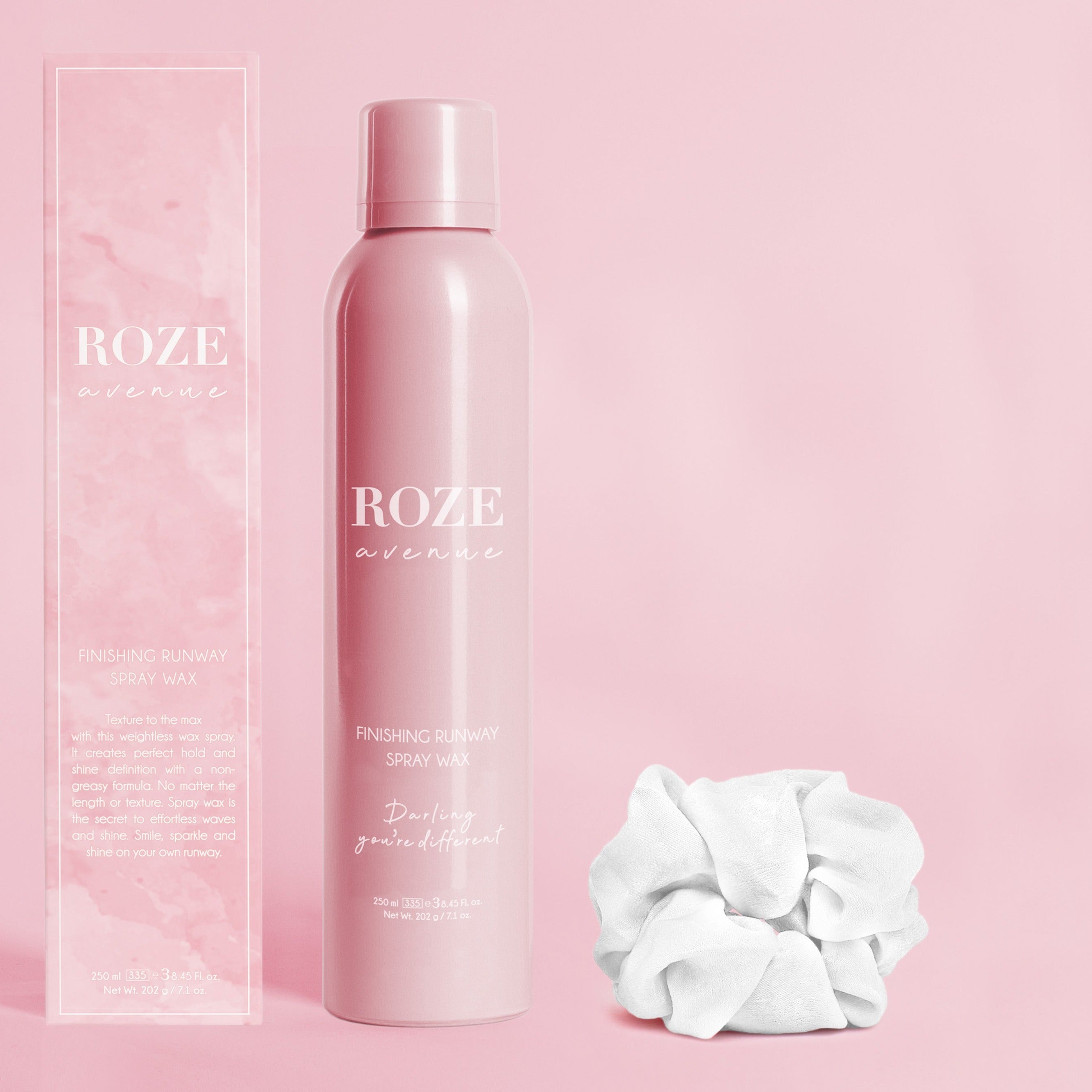 zestaw do włosów wosk w sprayu + gumka do włosów