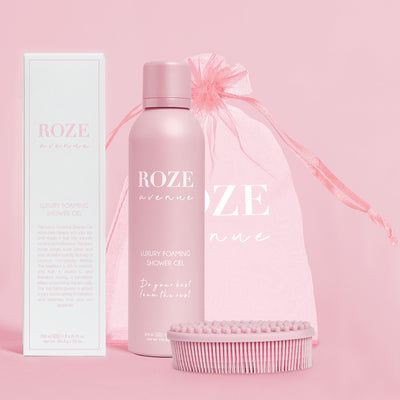 żel pod prysznic, szczotka do ciała, shower gel, zestaw